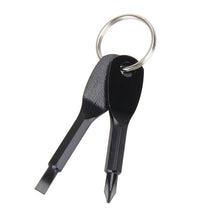 Load image into Gallery viewer, 2Pcs Stainless Steel Multi Tools Key Ring EDC