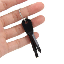 Load image into Gallery viewer, 2Pcs Stainless Steel Multi Tools Key Ring EDC