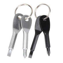 Load image into Gallery viewer, 2Pcs Stainless Steel Multi Tools Key Ring EDC